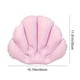 thumbnail image 3 of Almohada, reposacabezas, paquete de 2 soportes de bañera inflables Seashell, cojín de spa suave, ventosas, plegable, cómodo auxiliar de baño, blanco, azul y rosa, para oficina, material de, 3 of 9