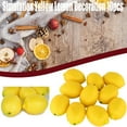 thumbnail image 5 of Artificial Lemons Simulation Lifelike Small Lemons Fake Fruit for Home Kitchen Wedding Party Decoration Photography 10pcs Set (Yellow), 5 of 5