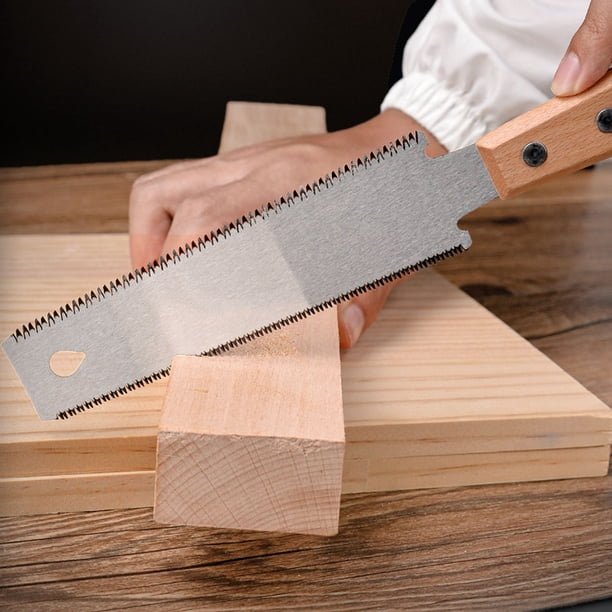 Hoja De Sierra De Tracción, Hoja De Sierra Manual De Doble Filo Universal TPI 15 De 210 Mm De Longitud Para Taller
