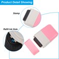 thumbnail image 4 of Unique Bargains Timbre à Rouleau de Protection contre le Vol d'Identité Timbre de Sécurité en Plastique 2 Pcs, Rose, 4 of 6
