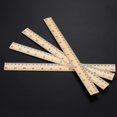 thumbnail image 4 of 12 Piece Student Wooden Rulers Office Measuring Ruler 2 Scales (12" and 30cm), 4 of 5
