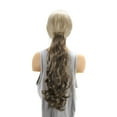 thumbnail image 3 of Unique Bargains 1 Pc Big Wave Retro Wig Hair Clips for Hair Extension 21.65" Length Umber, 3 of 6