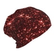 thumbnail image 2 of Rocae Red Glitter Texture for Kids Winter Beanies Weather Hats Boys Girls, 2 of 7