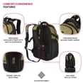 thumbnail image 2 of Mochila SwissGear Endure Olive para portátil de 17 pulgadas, 2 of 7