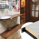thumbnail image 2 of 2 Estantes de Pared de Hierro, Soporte Flotante Resistente, Tablero Negro, para el Hogar, la Oficina, la Cocina, Estante de Almacenamiento, Repisa para Zapatos., 2 of 5