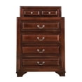 thumbnail image 5 of Glory Furniture LaVita 6-Drawers Bedroom Chest in Cappuccino, 5 of 8