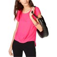 thumbnail image 1 of Blusa sólida I-N-C para mujer rosa mediana Pullover, 1 of 1