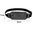thumbnail image 2 of Multifunctional sports phone bag for men and women, outdoor running waist bag-silver, 2 of 5