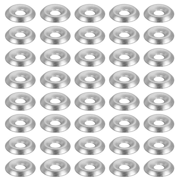 Uxcell Finish Countersunk Washer, 304 Stainless Steel Flat Cup Head Screw Gasket Bolt for Mechanical Parts DIY Models Silver Tone #4 500