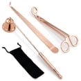 thumbnail image 1 of Candle Accessory Set Multifunctional Stainless Steel Candle Care Tools Kit Candle Snuffer Wick Trimmer and Dipper with Velvet Bag for Home Office Perfect Gift, 1 of 10