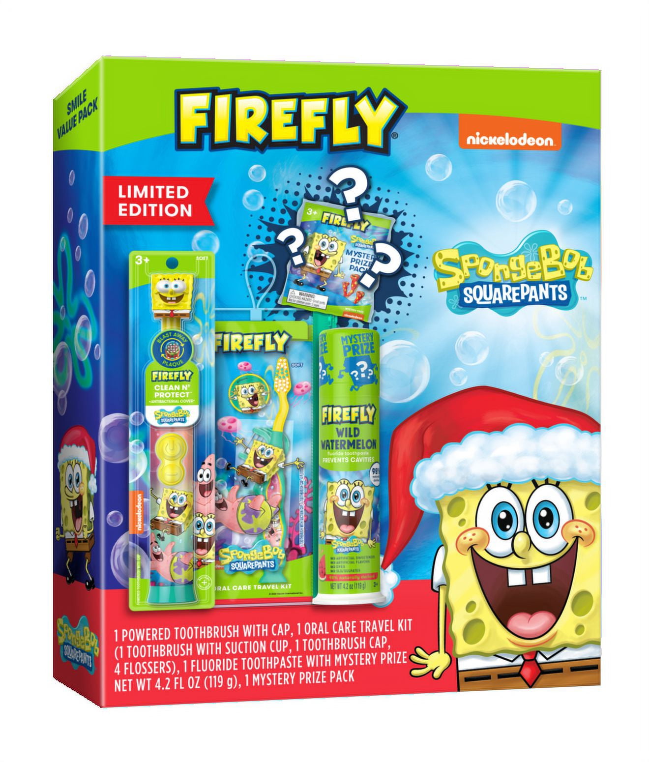 Firefly SpongeBob SquarePants Limited Edition Smile Value Pack