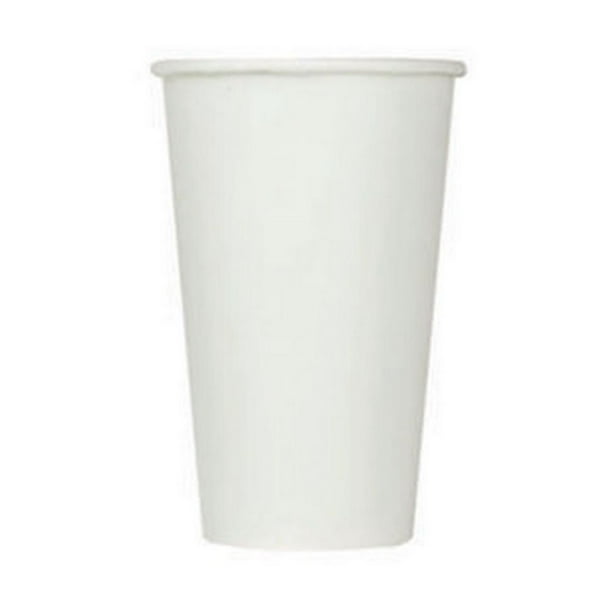 Double Poly Paper Cold Cups, 16 oz, White, 1,000/Carton Double Poly Paper Cold Cups, 16 oz, White, 1,000/Carton