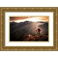 thumbnail image 1 of Bertoncelj, Sandi 24x17 Gold Ornate Wood Framed with Double Matting Museum Art Print Titled - Just ride, 1 of 4