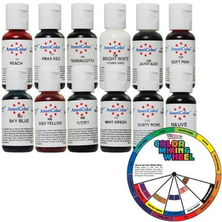 12 pastel americolor soft gel paste 75oz cake decorating food 12 pastel americolor soft gel paste 75oz cake decorating food