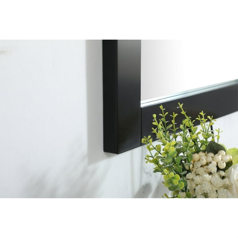 Flowers on Aqua Cosmetic Mirror Flowers on Aqua Cosmetic Mirror