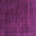 thumbnail image 1 of Ahgly Company Indoor Square Abstract Pink Modern Area Rugs, 7' Square, 1 of 4