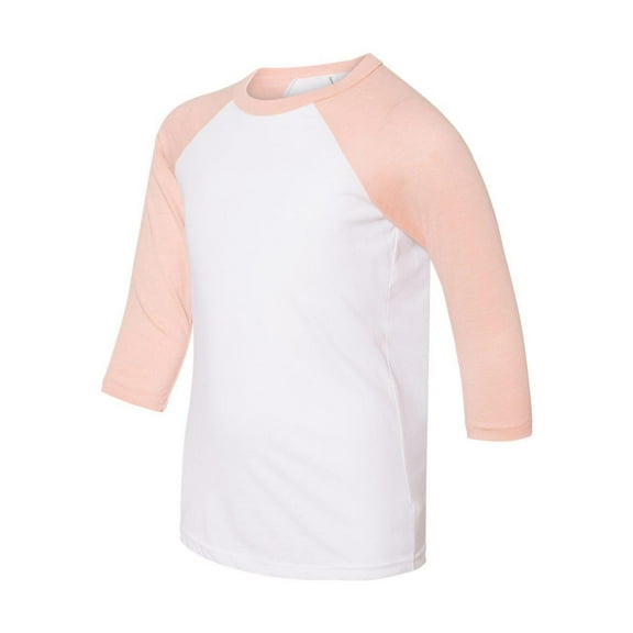 Bella & Canvas Boy's 3/4 Sleeve Baseball T-Shirt