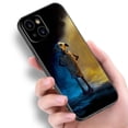 thumbnail image 4 of Funda de silicona negra para teléfono Apple, carcasa para iPhone 12, 13 Mini, 11, 14, 15, 16 Pro Max, 7, 8 Plus, 4 of 5