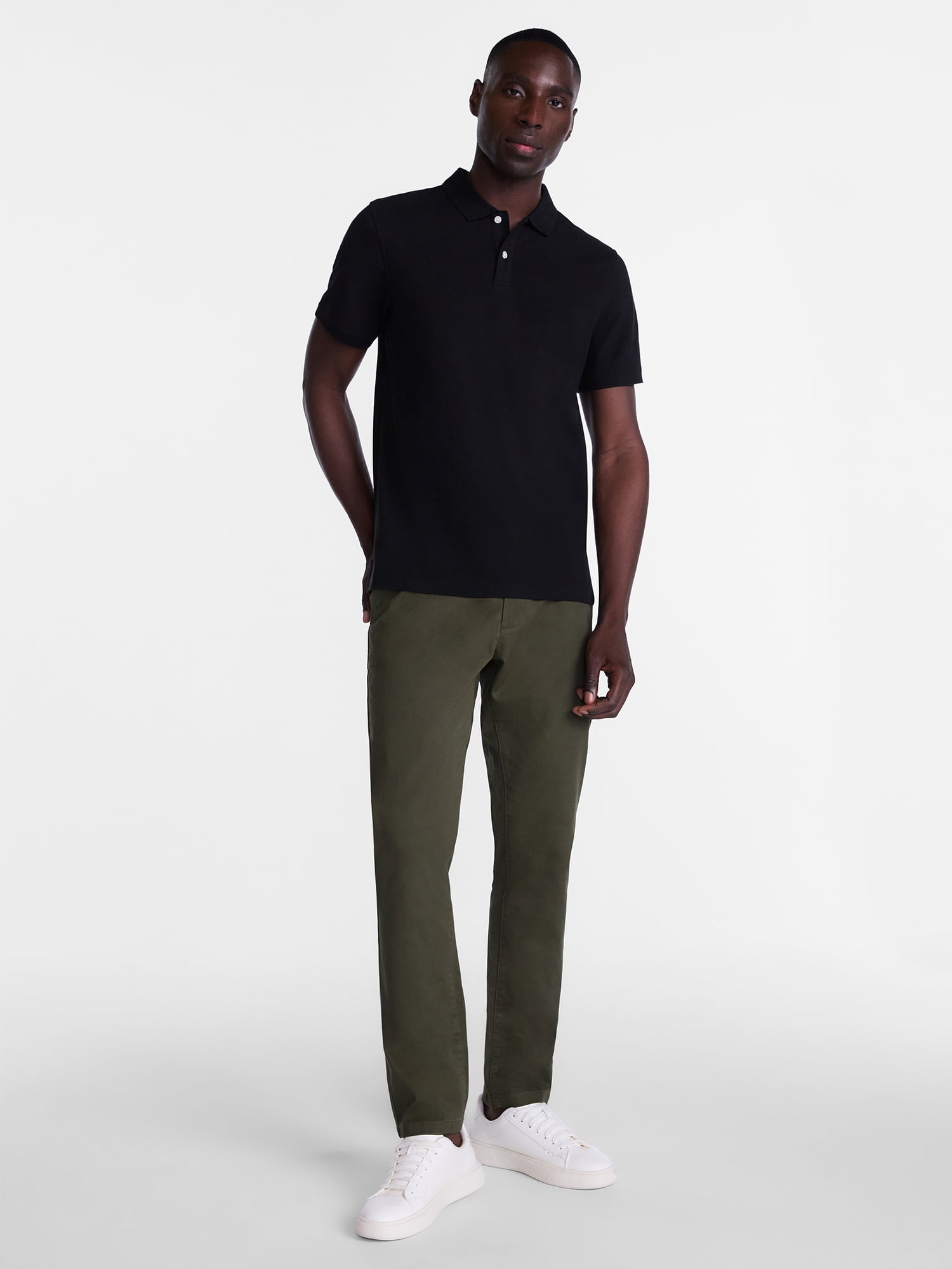 George Men's and Big Men's Classic Fit Pique Polo with Short Sleeves, Sizes XS-3XL, LT-4XLT, 2XB-6XB