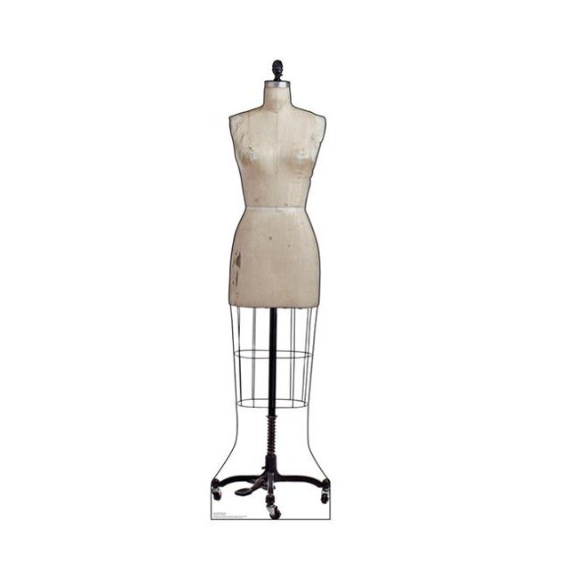 Advanced Graphics Old Dress Mannequin Cardboard Cutout, 66 x 17 in, 1 Count