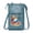 Blue, variant on Daily Use Women Small Crossbody Star Print Wallet Bag Multi Card Slots Girlfriend Gift