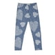 thumbnail image 3 of Odeerbi 3-8 Años Niñas Leggings Mallas Elásticas Imitación Denim Pantalones de Verano Cintura Alta Panty Suave, 3 of 4