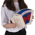 thumbnail image 1 of For Mini 10-Button Kids Accordion Toy Supports Bass Chords 14 Notes with Cleaning Cloth Educational Music Instrument for Children, 1 of 7