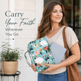 thumbnail image 2 of Bible Covers Bible Case Bible Bag, 10x7.5 in Bible Covers Canvas Bible Holder with Handle Fits for Standard Size Bible, Gifts for Women Men, 2 of 7
