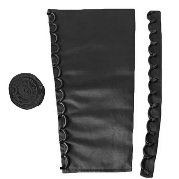 RUISINERY Bridal Gowns Corset Back Kits with 4Meter Satined Tie Shield Cloth for Wedding Dress Zipper Replacement Dress Laceup Set