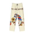 thumbnail image 2 of Haiem Autumn Gnomes1 Men's Pajama Pants Ultra Lightweight Pjs Bottoms Sleepwear Bottom Pants With Pocket Drawstring-Large, 2 of 7