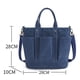 thumbnail image 2 of Bolso de hombro Lona Mujer Tote Casual Multibolsillos Casual para el trabajo Azul oscuro Azul, 2 of 9