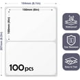 thumbnail image 2 of 6x4 Inch Removable White Labels for Storage Bins, Strong Adhesive No Residue, 2 of 6