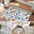 thumbnail image 6 of Area Rugs 2x3,Spring Yellow Blue Flower on White Non Slip Washable Rug Indoor Carpet Soft Floor Rugs for Home Living Room Bedroom Dining Room Office, 6 of 9