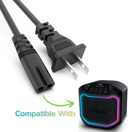 Amxwccy AC Power Cord Cable Compatible with ION Audio Game day Party Speaker