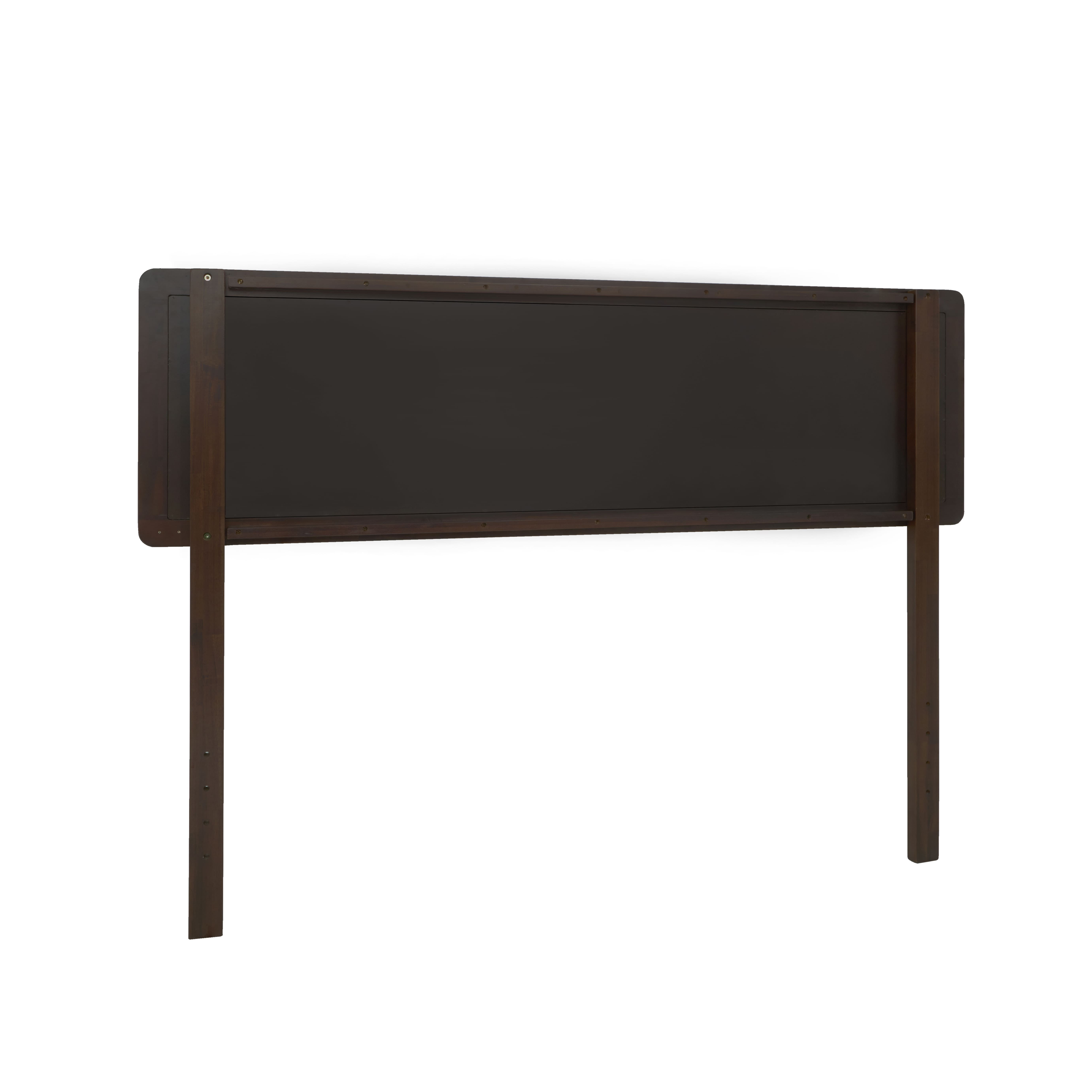 Grace Queen Size Headboard, Bohemian, Solid Wood, Walnut