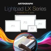 Artograph LightPad® 930 LX - 12 x 9 Thin, Dimmable LED Light Box for Tracing, Drawing