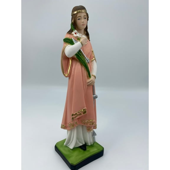 The Faith Gift Collection San Filomena Resin Stone Statue 16 Inch Gift of Faith for Friends and Family