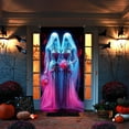 thumbnail image 5 of HOZVOMI Halloween Door Cover Decoration for Festive Holiday Decor, Easy Installation Tapestry for Halloween Parties and Winter Celebrations, 5 of 7