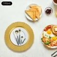 thumbnail image 4 of Elegant Event Platters, 100-Unit Gold-Toned Charger Set, Heat-Resistant PP Construction, Great for Buffet Stations, Wedding Receptions, and Banquet Halls, 4 of 20