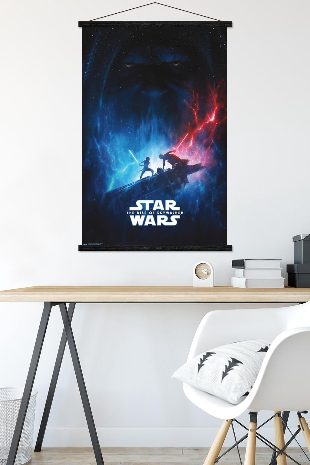 Star Wars: The Rise Of Skywalker - One Sheet Wall Poster with Magnetic Frame, 22.375" x 34"