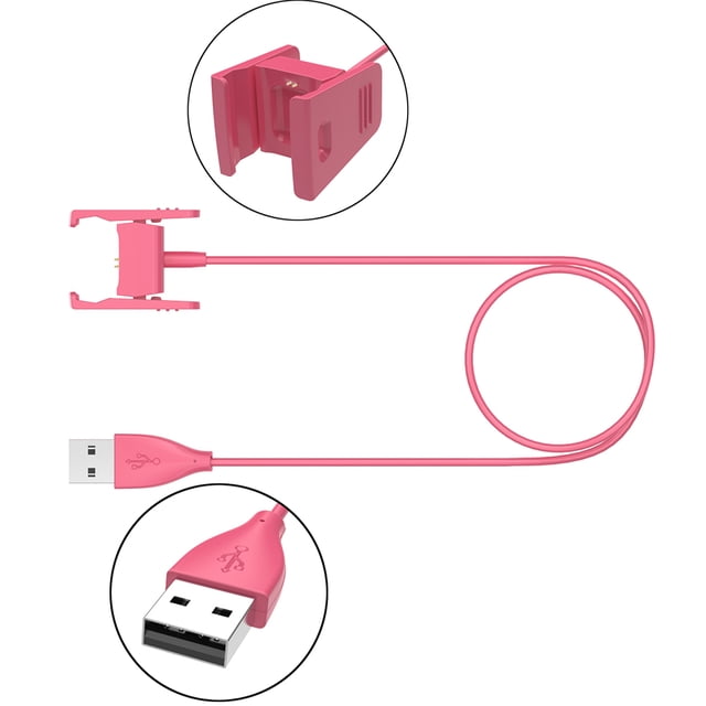 Cable de carga USB Cable de cargador de coche de pared estándar para Fitbit Charge 2 Universal Accesorios Electrónicos
