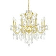 thumbnail image 3 of 2015 St. Francis Collection Chandelier D:26in H:23in Lt:8 Gold Finish (Royal Cut Crystals), 3 of 7