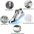 thumbnail image 4 of Light Up Shoes Men Women LED Shoes High Top Adult Light Up Sneakers Glow in The Dark Shoes with USB Recharging for Dancing Parties, 4 of 13