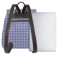 thumbnail image 3 of Disketp Blue And White Porcelain Chinaware Mochila de Cuero para Mujer, Bolso de Espalda Antirrobo con Estilo para Viaje, Trabajo y Uso Diario, 3 of 4