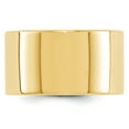 thumbnail image 2 of 14K Yellow Gold 12mm Light Weight Flat Band Ring Size 9.5, 2 of 7