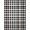Black And White, Pattern 7, variant on ODIKA Fabric Gingham Stripe Border Bathroom Checked Checkered Plaid Flowing Dynamic for Living Room, Under Sectional, Family , Non-Slip Flatwoven