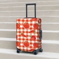 thumbnail image 2 of Lsque Tomatoes And Chili Printed Luggage Cover, Travel Luggage Protector,Scratch and Dirt Resistant, Fits 18-32 Inch Luggage - Small, 2 of 9