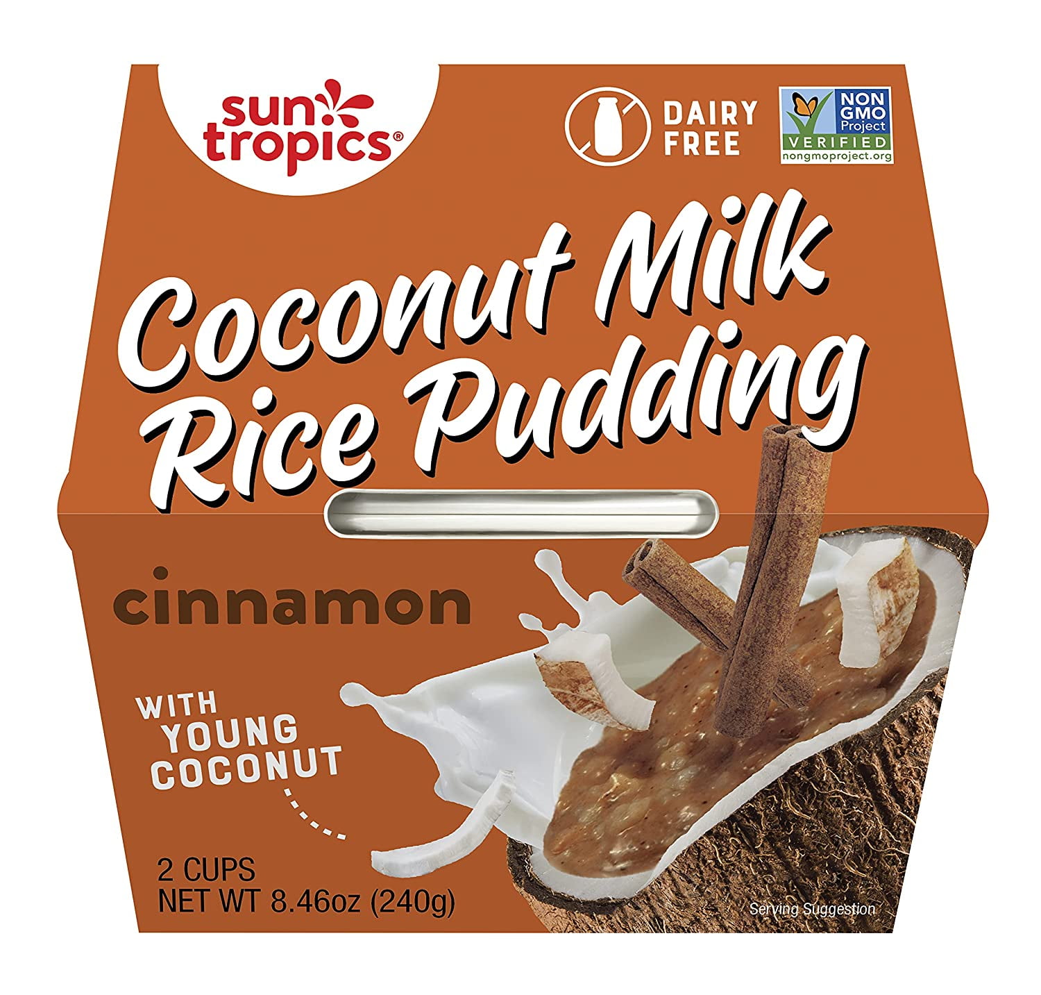 Sun Tropics Coconut Milk Rice Pudding Gluten & Dairy Free Cinnamon 2