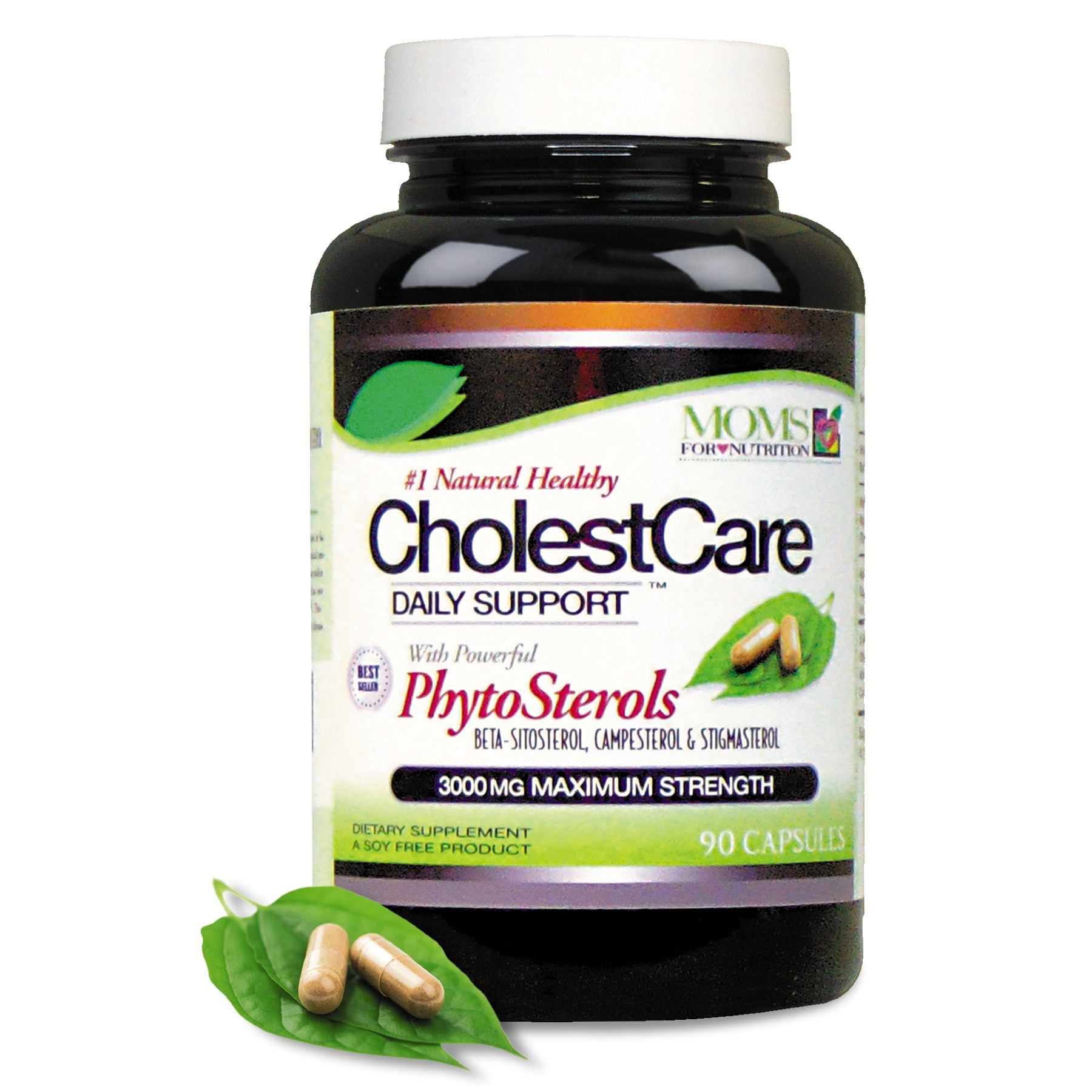 CholestCare by Moms for Nutrition Phytosterol and Beta-Sitosterol Cholesterol Maximum Support Complex, 90 Count
