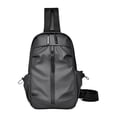 thumbnail image 1 of Bolso de pecho para hombre, elegante mochila de senderismo para escalar, en bicicleta, ir de compras al aire libre Gris, 1 of 8
